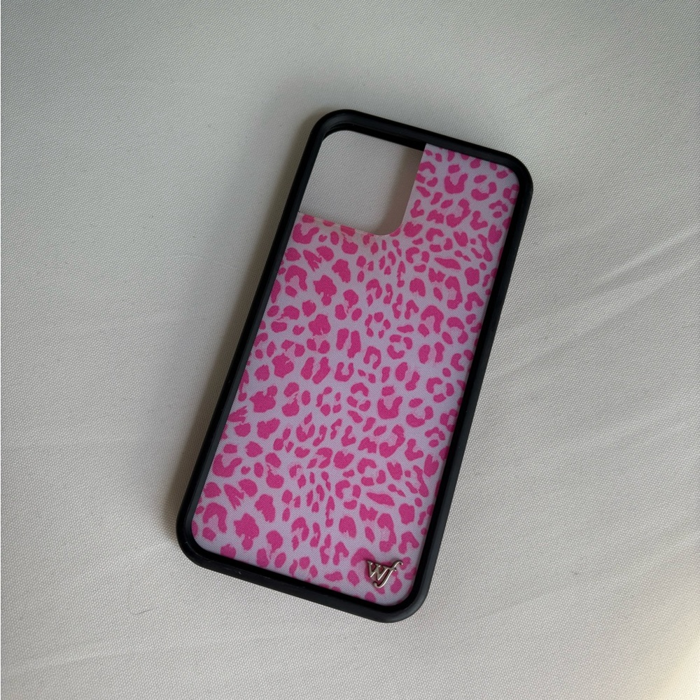 wildflower pink leopard case